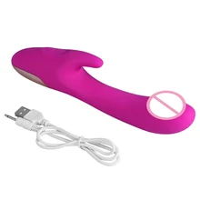USB Charging Dual Vibration G spot AV Wand Vibrators Sex Toys For Woman Sex Product Erotic