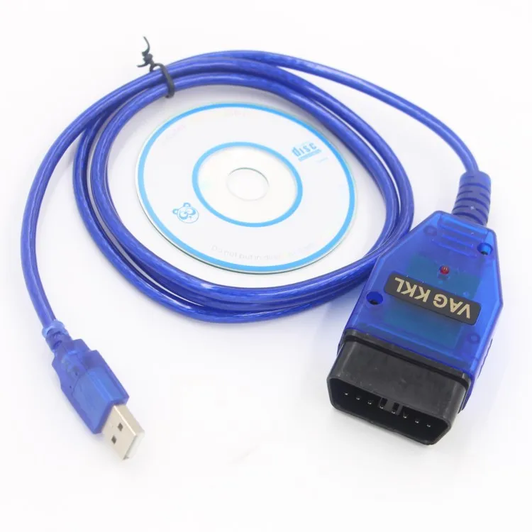 

Car USB Vag-Com Interface Cable KKL VAG-COM 409.1 OBD2 II OBD Diagnostic Scanner Auto Cable Aux Diagnostic Tools