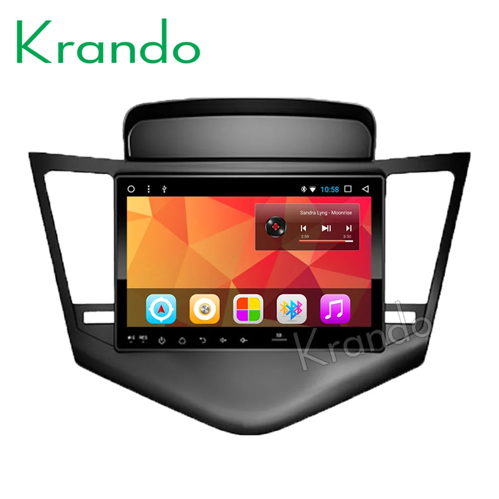 Мультимедийный плеер Krando полносенсорный Автомобильный 9 дюймов на Android 8 1 для