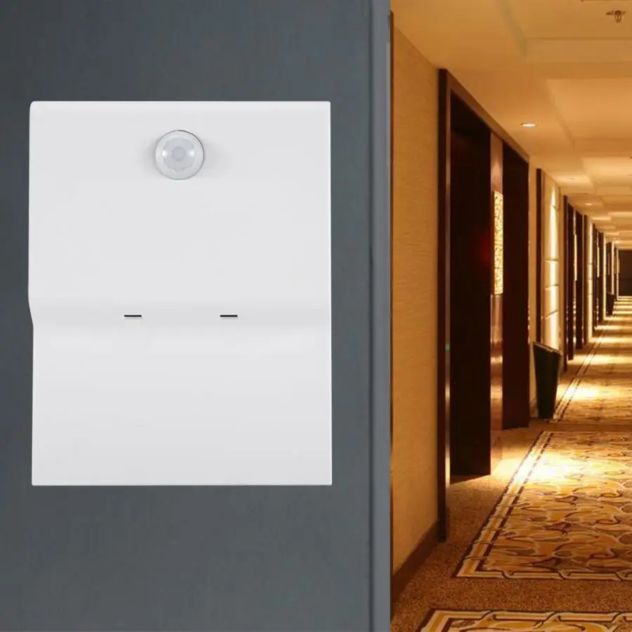 

LED Induction Intelligent Sensor Corridor Small Smart Night Lamp Energy Saving Light