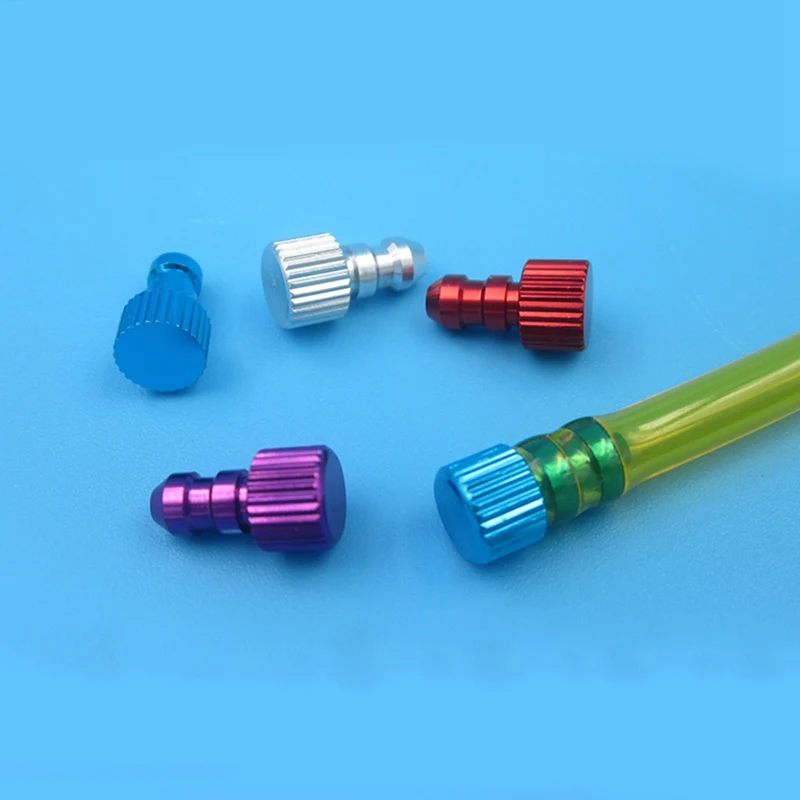 

2 PCS White Fuel Tank Fittings D4.5mm Oil Pipe Stopper Aluminum Metal Tube Plug for DIY RC Gasoline Jet Boats 3-4mm Tubing Parts