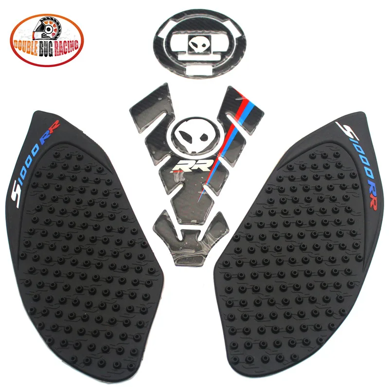 

Motorcycle Accessories decoration Fuel Oil Tank Cap Cover Prorector Sticker Decal Carbon Fiber Tank Pad For BMW S1000RR S1000 RR