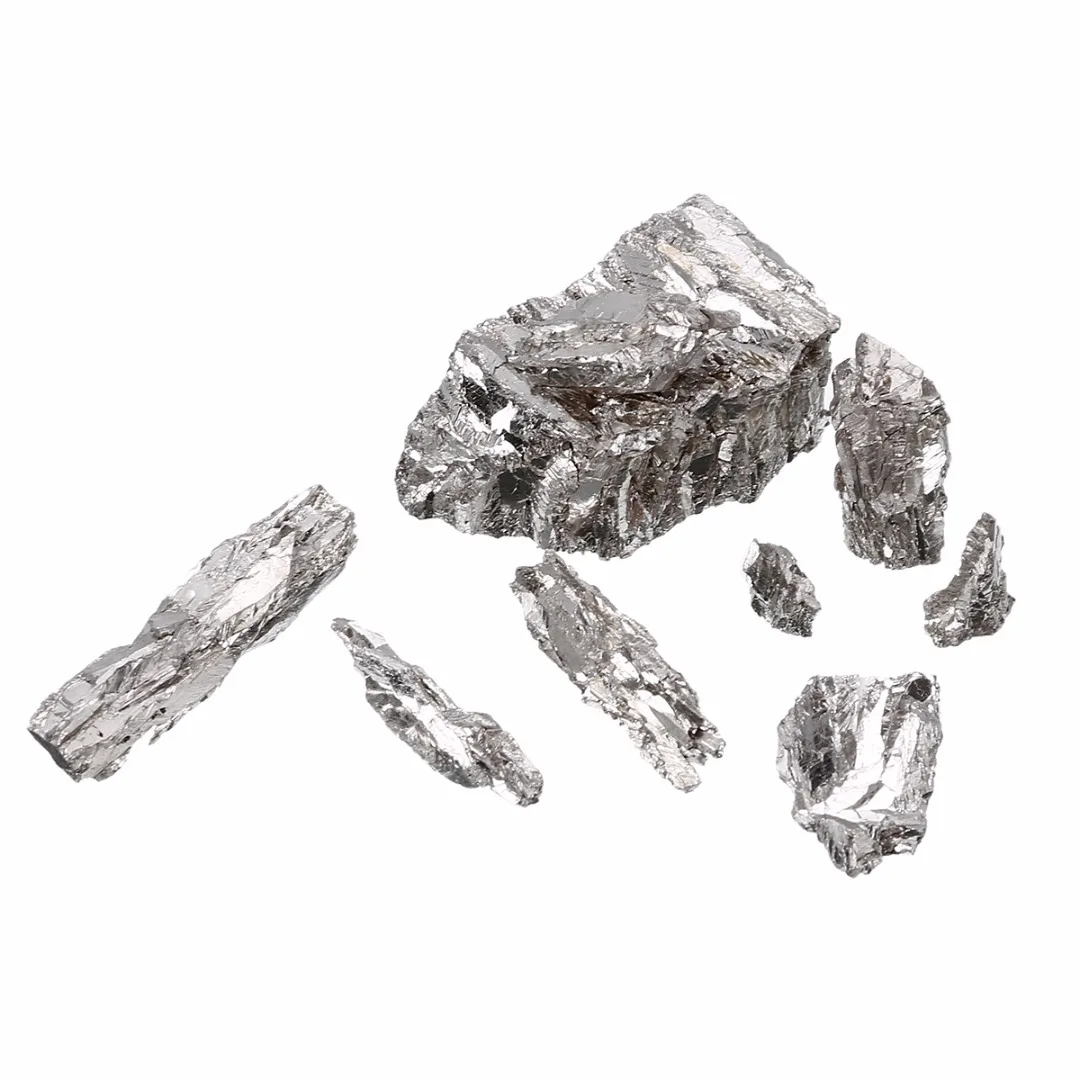 

1pc 100 grams Pure Bismuth Ingot 99.995% Bismuth Solid Particles Metal Bi Non-toxic Industry Catalysts for Manufacturing