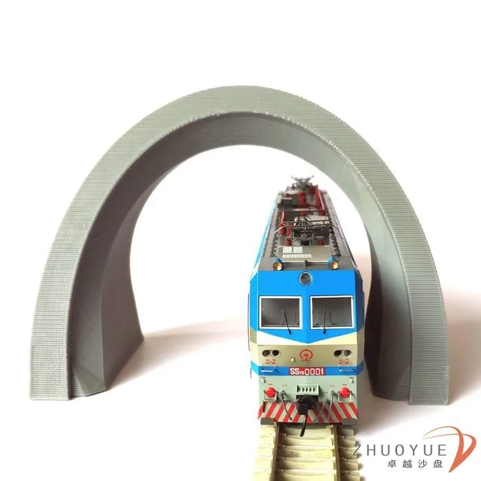 

Die casting resin Model Sand Table Scene 1 : 87 Ho Highway High Iron Culvert Tunnel Mouth No Train Automobile