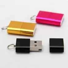 Портативный высокоскоростной мини USB 2,0 Micro SD TF T-Flash считыватель карт памяти адаптер флэш-накопитель SD флэш-память