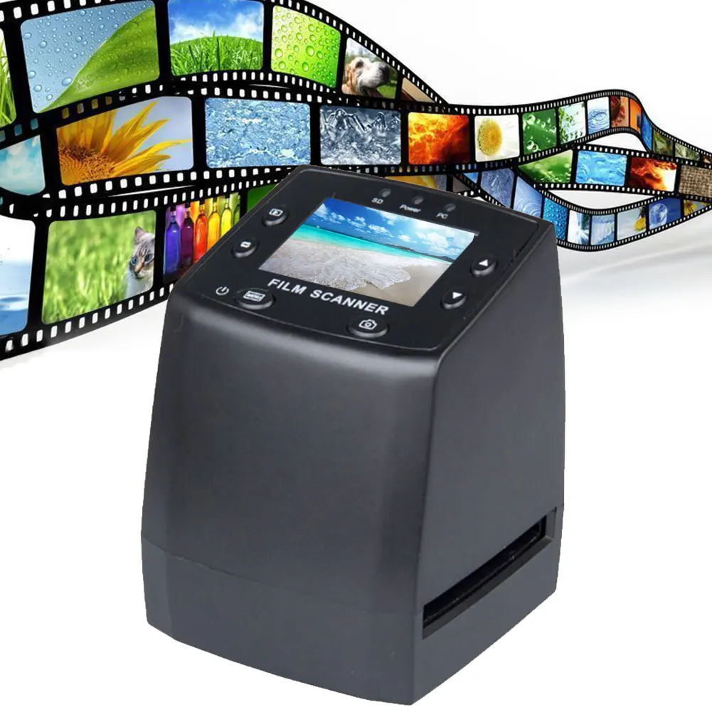 

EC717 2.4inch Image Viewer Editing High Resolution JPEG LCD Display Digital Negative Films Movie Converter Film Scanner Mini