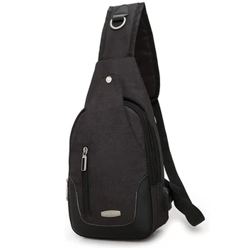 

Water Resistant Men Shoulder Chest Crossbody Bags Outdoor Sling Bag Travel