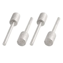 4x 8mm Cylinder Head Diamond Mounted Points Grinding Bits 45mm Long 4x 8mm Cylinder Head Diamond Mounted Points Grinding Bits 45mm Long