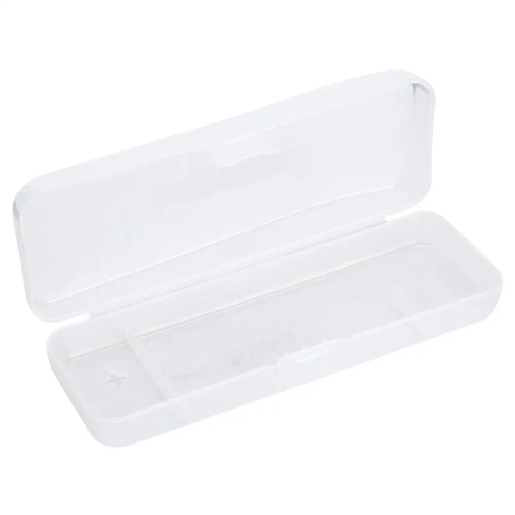 Портативная Бритва для путешествий, пластиковая прозрачная коробка для хранения, коробка для переноски, чехол с крышкой, маленькая пластиковая коробка для защиты бритвы