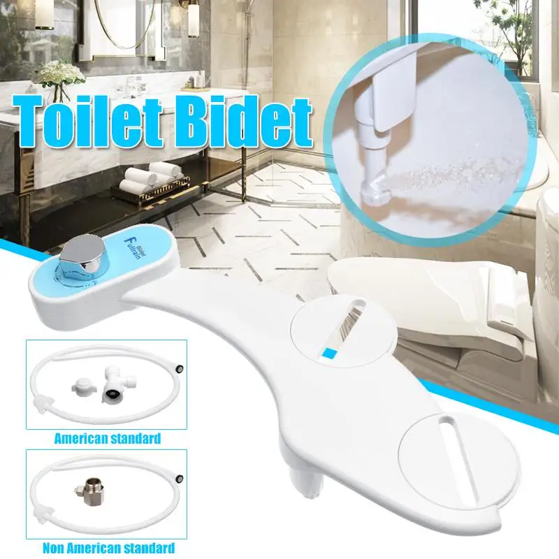 

Xueqin Non-Electric Bidet Attachment Toilet Bidet Seat Self-Cleaning Nozzle-Fresh Water Bidet Sprayer Mechanical Shattaf Washing
