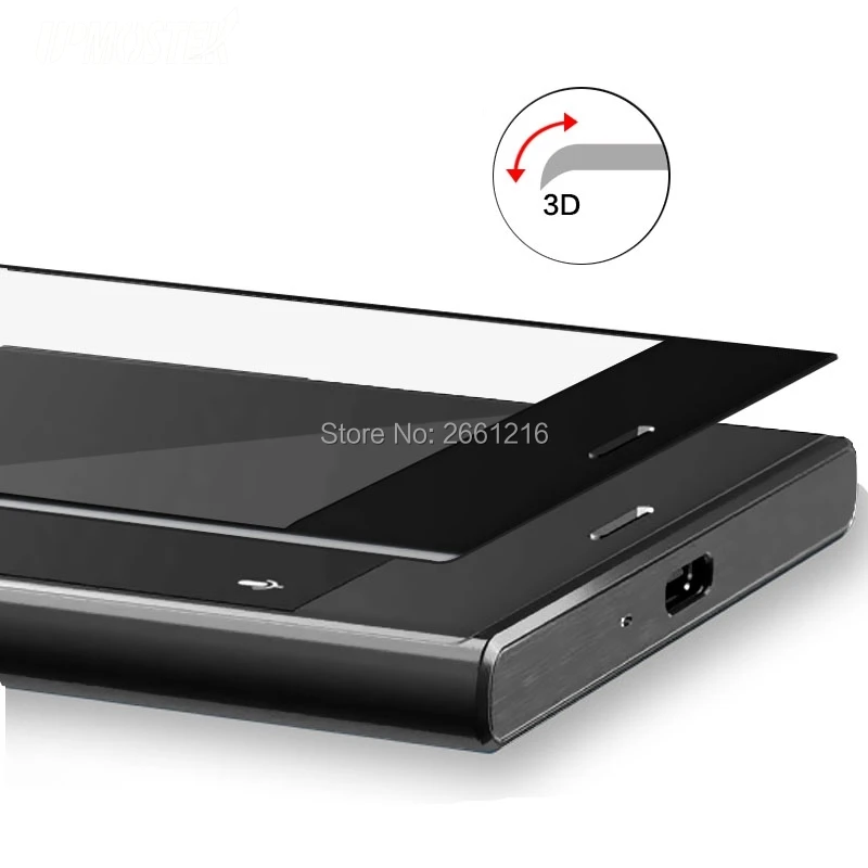 Изогнутое закаленное 3D стекло 9H для Sony Xperia XZ2 H8216 H8266 H8276 H8296 полноразмерная защита