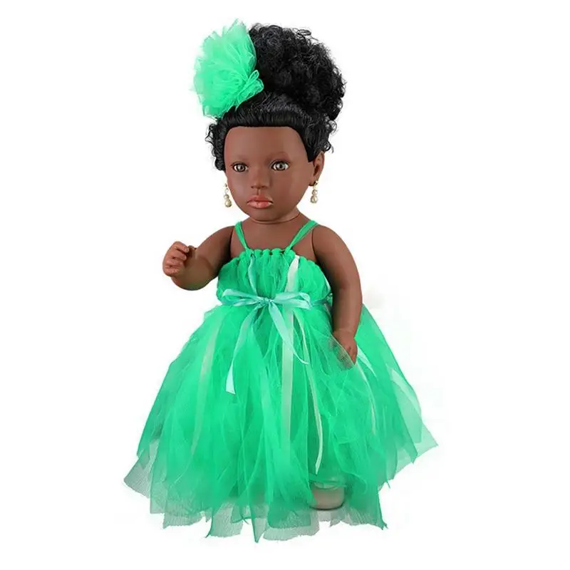 

2019 NEW HOT Fashion Baby Dolls Dubai Princess Tutu doll Princess Baby Movable Joint African Doll Toy Black Doll Best Gift Toy