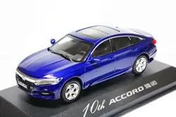 1/43 масштаб 10-го поколения Honda все новые Accord 2018 синий литье под давлением модель