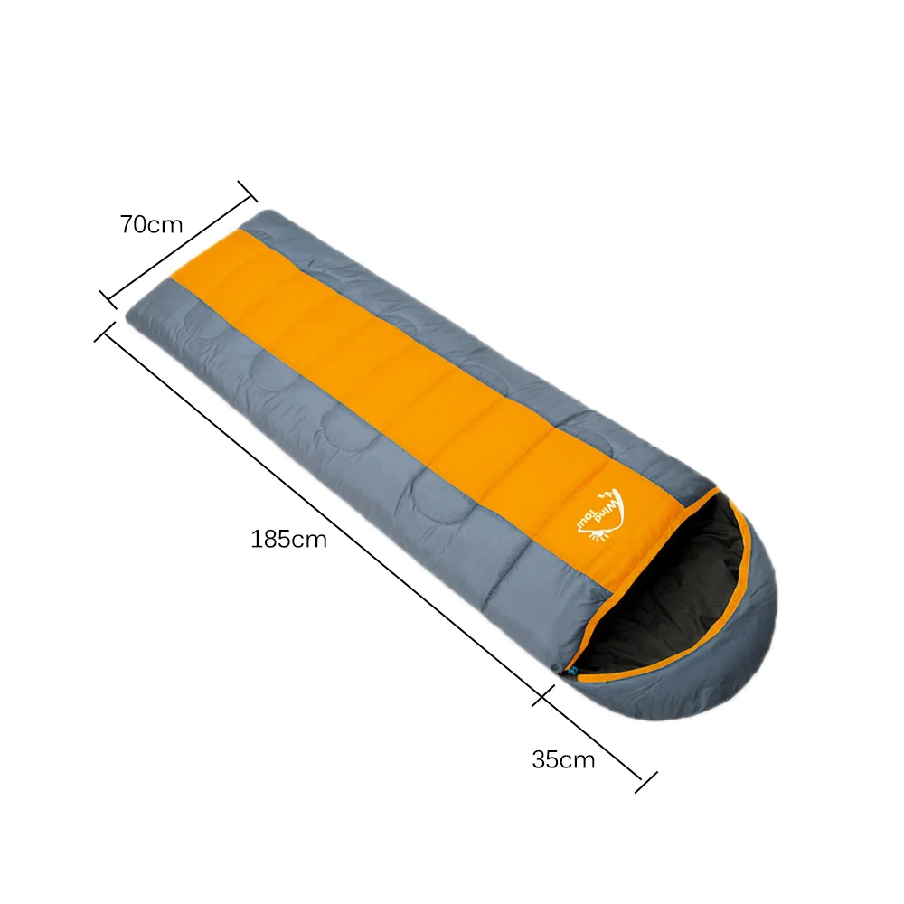 Ветровой Тур сверхлегкие спортивные походные спальные мешки тепловые осенне-зимние конверты для путешествий и кемпинга водонепроницаемые спальные мешки