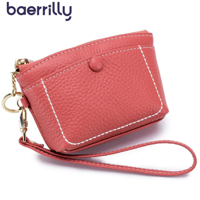 

Fashion Genuine Leather Coin Purse Women Wallet Female Purses And Handbags Purse Organizer Mini Coin Bag Card Holders Soy Luna