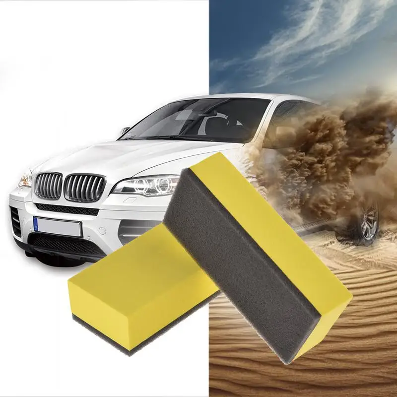 

6 PCS Car Sponge Polishing Buffing Waxing Pad Kit Tool Polishing Pad Set Lacquer Coating Sponges Car Maintenance Waxing Sponge