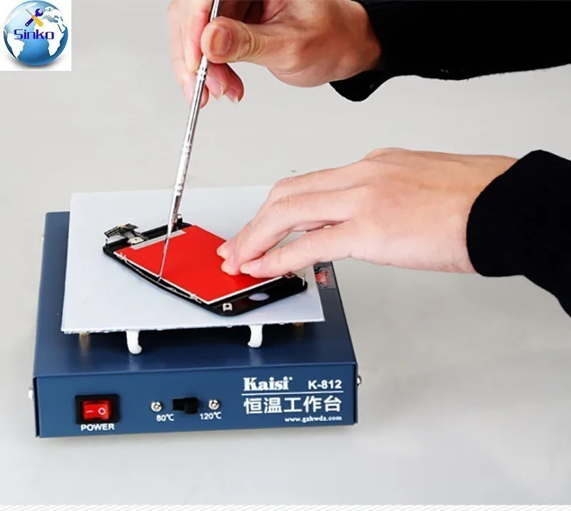 

Kaisi-812 7 inch Thermostat Heating Machine Mobile Phone Repair LCD Screen Open Separator Desoldering Station For IPhong Samsung
