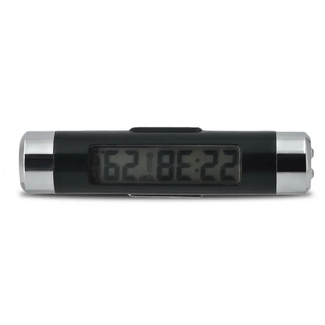 Автомобиль Home Часы термометр Mini часы 1C синий 50C Air цифровой светодио дный 2 в 1