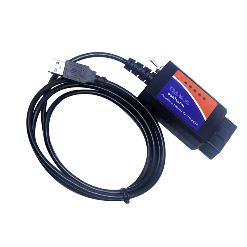 ELM327 USB Диагностический кабель с переключателем для чтения кодов foccus Forscan FF2 Elmconfig| |