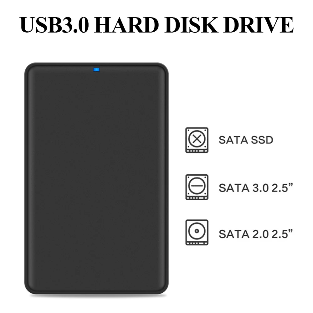 2 5 дюйма Hdd Sata к Usb 3 0 Корпус для внешнего жесткого диска без инструментов Ssd чехол