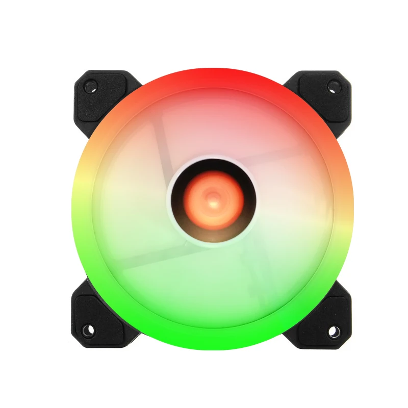 COOLMOON 3 шт. чехол для компьютера охлаждающий вентилятор RGB настраиваемый