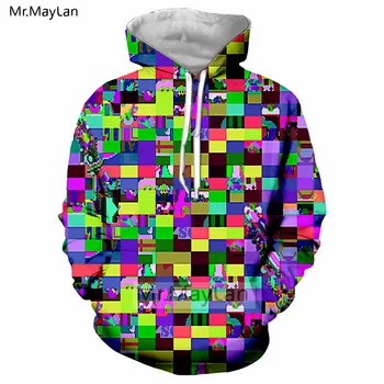 

3D Print Vaporwave Jacket Women/men Hypnotize Dizziness Streetwear Hoodies Girl Hip Hop Hipster Sweatshirts Outfits Oversized
