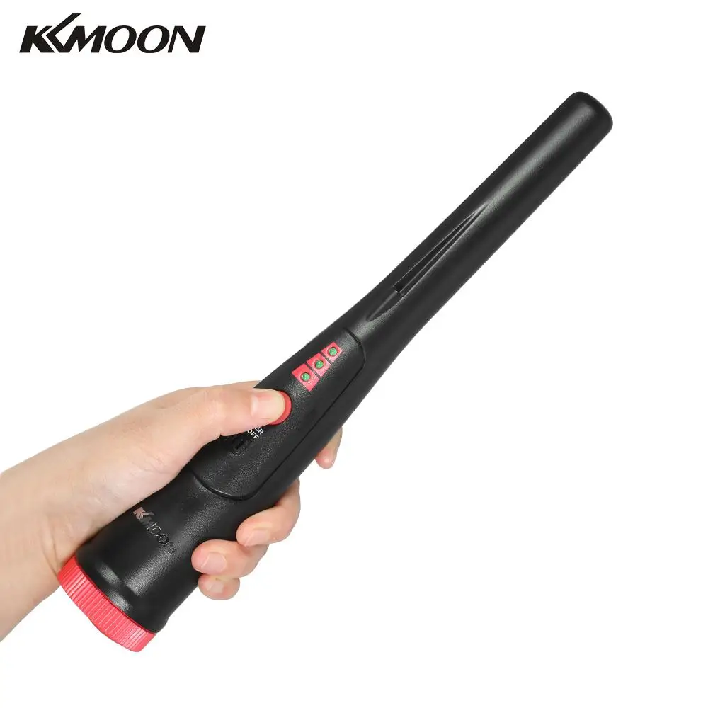 

Pinpointer Metal Detector Portable Treasure Hunting Tool Buzzer Vibration Automatic Tuning with Belt Holster and LED Indicators
