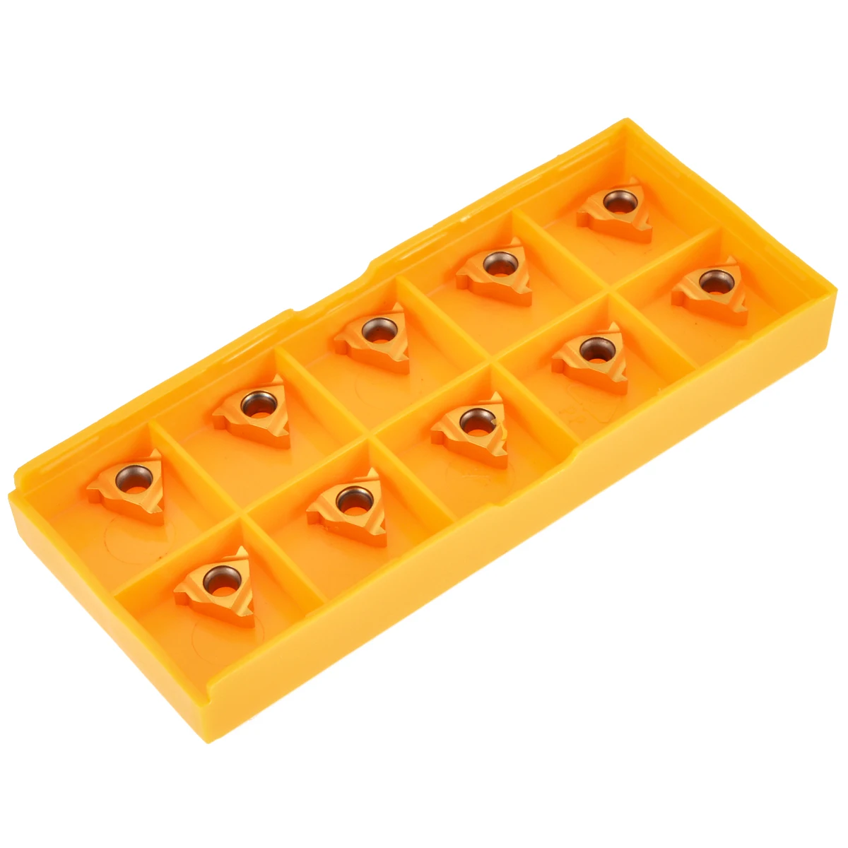 

10pcs 11IR A60 Carbide Inserts Golden Durable Blades High hardness Cutter for Internal Threading Turning Cutting Tool