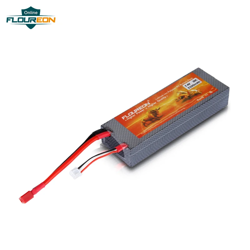 RC упаковка батарей 7 4 V 5200 mAh Lipo замена Аккумуляторная батарея для грузовой