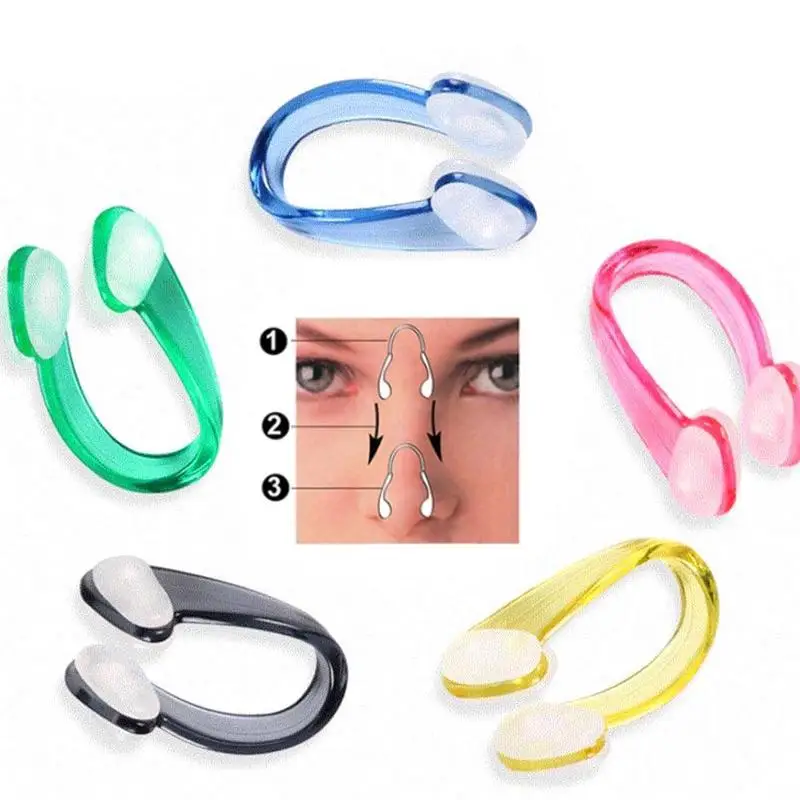 1Pcs Swimming Nose Clip Diving Protector Plastic Nose Clip 5 Colors to