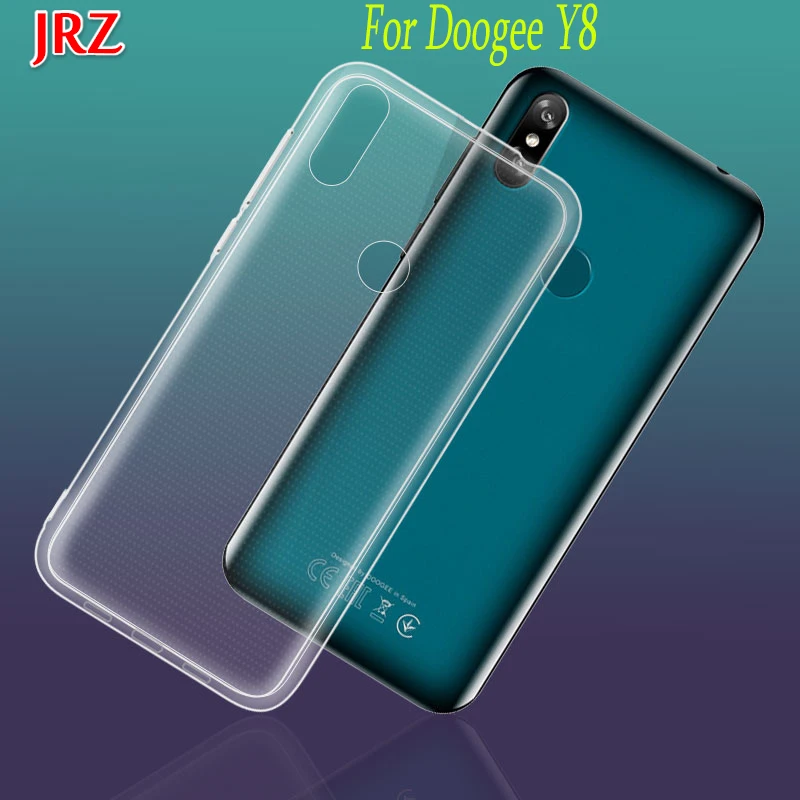 

6.1'' for Doogee Y8 Case Cover Housing 100% Official Anti-Knock Shockproof Protector Soft TPU Silicone Case Cover for Doogee Y8