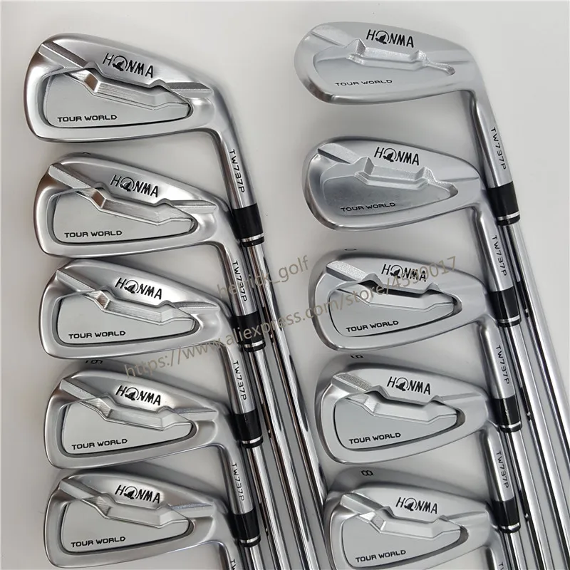 Touredge نوادي الجولف 737 p جولف الحديد هونما World Tour TW737p الحديد مجموعة 4-10 w (9 PCS) لا 3 # الفضة غطاء