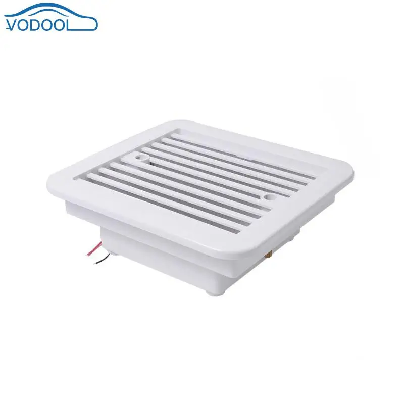 

VODOOL Side Air Ventilation 12V 0.3A Fridge Vent with Fan for RV Trailer Caravan White Brushless Motor Car Accessaries