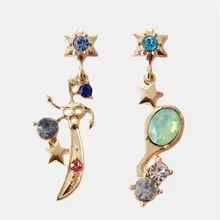 Аниме Сейлор Мун Косплей серьги уран Сэйлор Нептун талисман серьги-гвоздики бутафорские аксессуары