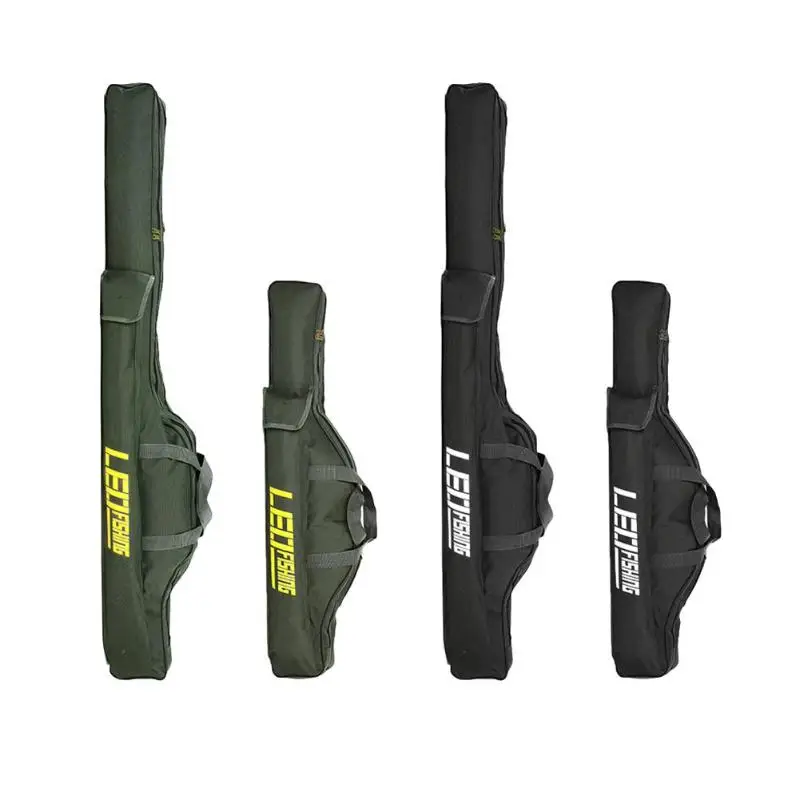 

1 m / 1.5 m 420D Oxford Fabric Portable Folding Fishing Bag Fishing Rod Tackle Carrier Storage Bag Case 2019 New Hot Sale