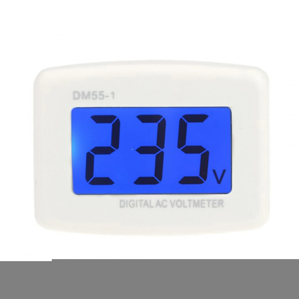 

DM55-1 AC 80-300V Voltage Meter US EU Plug Volt Meter LCD Digital Display Voltmeter Tester