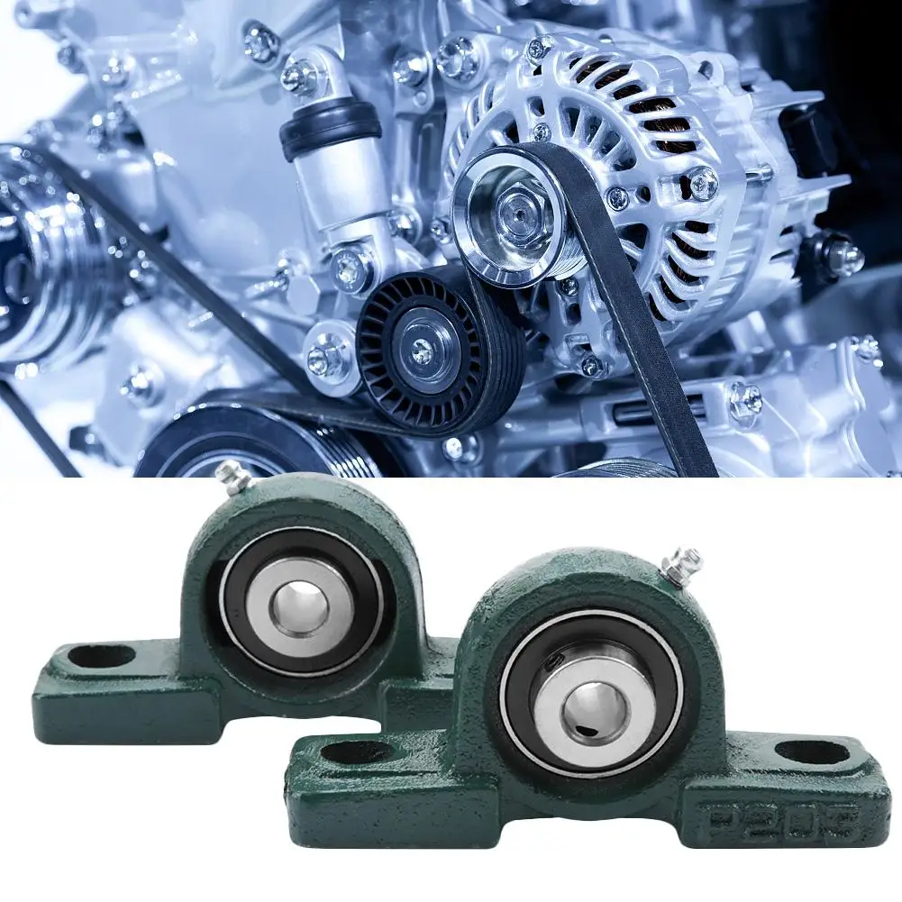 

2pcs UCP201 Pillow Block Bearing Ball Mounted Bearing Cast Housing OD 40mm ID 12mm Pillow Block Bearing