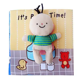 

Soft 3D Baby Book Kids Children Toddler Soft Fabric Cloth Quiet Books Early Educational Learning Resource Free Shipping