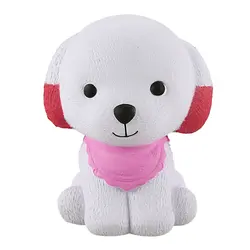 Мягкая собака, мягкость галактика щенок медленно поднимающийся мультфильм крем ароматизированные игрушки для снятия стресса (розовый)