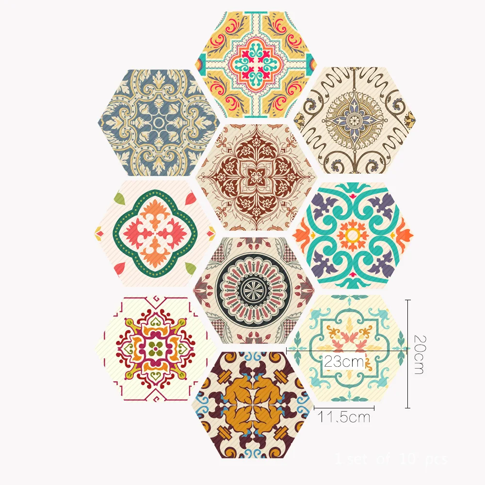 Self-adhesive Fashion Modern Pvc Wall Sticker For Bathroom Kitchen Flloor Wall Paste Furniture Desktop Wall Stickers Home Decor