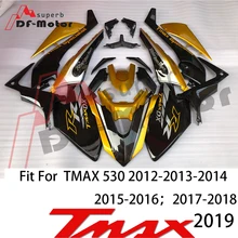 Tmax530 Fairing Kit Bodywork Bolts for Yamaha Tmax 530 2017 2018 2019 Tmax Fairing ABS Plastic Injection Gold Tmax530 Fairing Kit Bodywork Bolts for Yamaha Tmax 530 2017 2018 2019 Tmax Fairing ABS Plastic Injection Gold