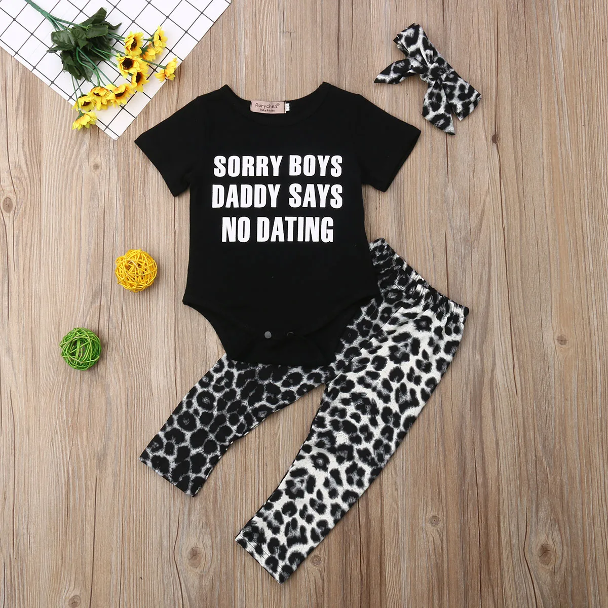 Pudcoco/костюм для девочек летняя одежда для новорожденных девочек от 0 до 24 месяцев Комбинезон Топ+ леопардовые леггинсы, комплект одежды