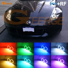 Для Nissan 370Z Z34 Fairlady 2009 2010 2011 2012 2013 RF контроллер Bluetooth мульти-Цвет RGB светодиодный Ангельские глазки комплект