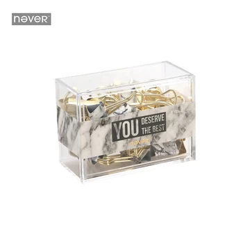 

Marble Golden Marker For Student Klips Kawaii School Supply Creative Cute 19mm/25mm Metal Paper Clip