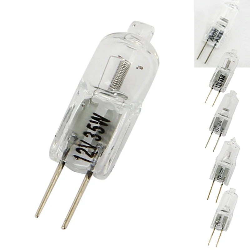 

1Pc G4 12V 5W 10W 15W 20W 35W 50W Halogen Bulb Lamp Lighting Light 2Pin Bulb Capsule Lamps