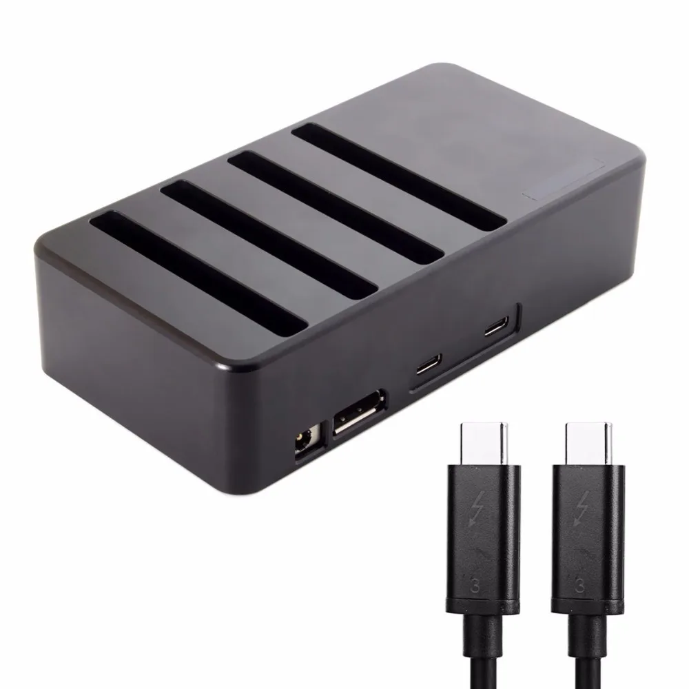 

Zihan Thunderbolt 3 to 4 SATA 6Gbps HDD SSD Hard Disk Raid Docking Convert Case Cartridge
