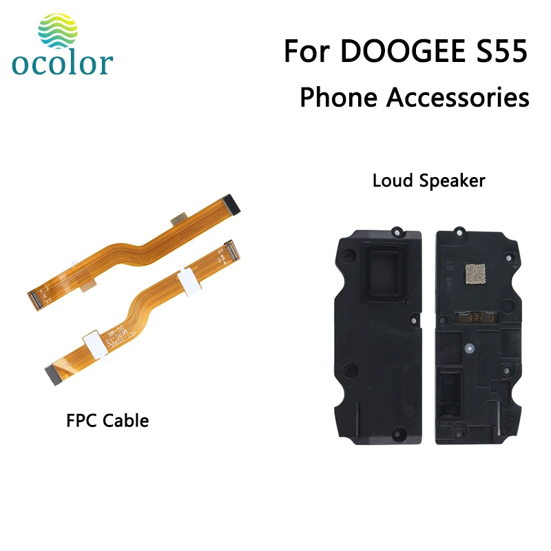 

ocolor For Doogee S55 Motherboard Flex Cable Loud Speaker For Doogee S55 Lite Mainboard Flex Cable Repairing Part Replacement