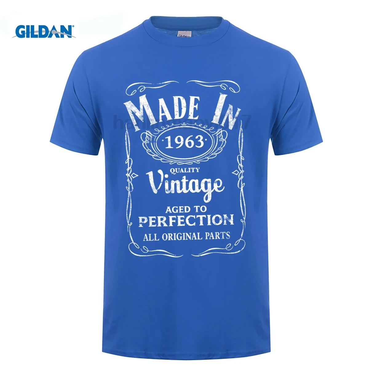 

GILDAN T Shirt Casual Clothing Novelty Crew Neck Short-Sleeve Made In 1963 Born 54Th Year Birthday Age Present Vintage Tees