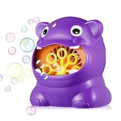 011 бегемот-форма полный автоматическая машина для пузырей детская игрушка для мальчиков и девочек