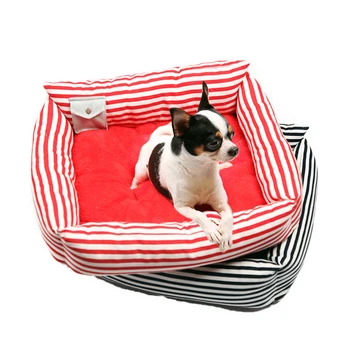 

Pet Striped Cowboy Cat Dog Bed Washable Pets Bed Small And Medium Dog Nest Of Teddy Dog Beds For Small/large Dogs Beds Nest